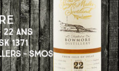 Bowmore - 1996/2018 - 22 ans - 50,4% - Cask 1371 - Elixir Distillers - The Single Malts of Scotland