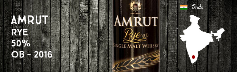 Amrut – Rye – 50% – OB – 2016