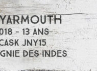 New Yarmouth - 2005/2018 - 13 ans - 55% - Cask JNY15 - Compagnie des Indes - Jamaïque